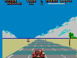 OutRun [Blue Label] screenshot 4 for Sega Master System